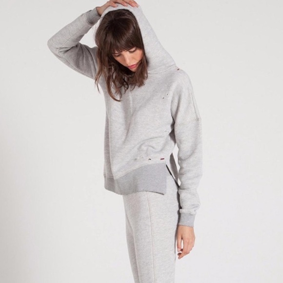 n:PHILANTHROPY Tops - n:Philanthropy Deconstructed Hoodie Sweatshirt